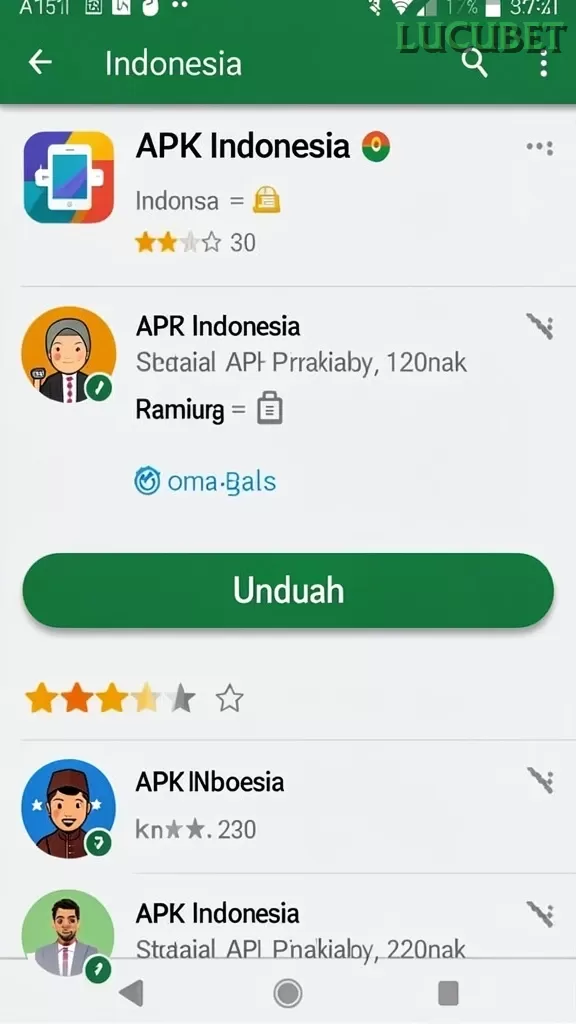 Cuplikan layar EVIP3 — menu navigasi